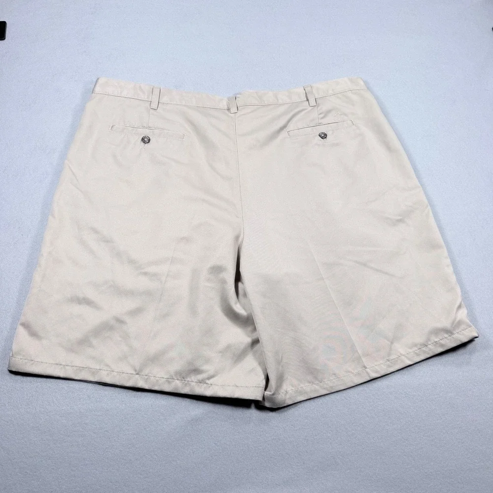 Grand Slam Golf Shorts Men 44 Serengeti Pleated Beige Khaki G5SB0092